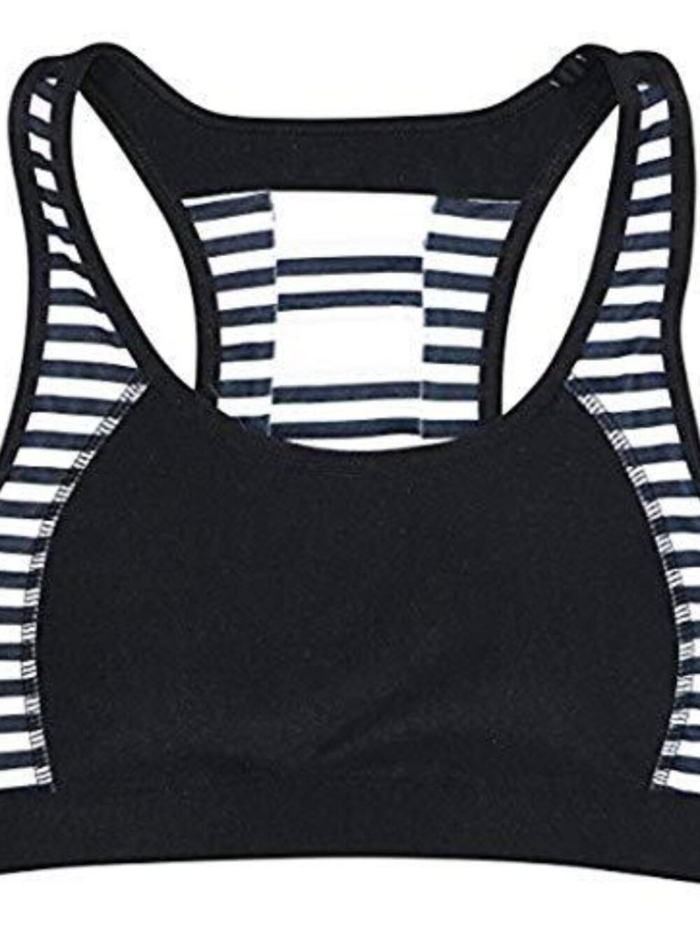 Ideology Womens Activewear Ladder Back Mid Impact Sports Bra